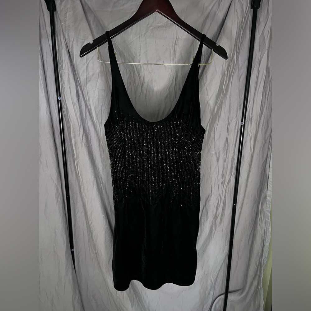 urban outfitters velvet dress